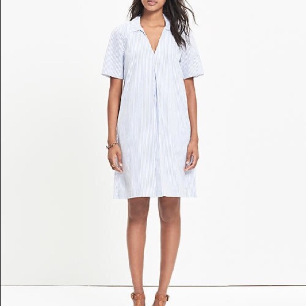 Madewell Stripe Tunic Shirtdress